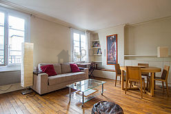 Wohnung Paris 20° - Wohnzimmer