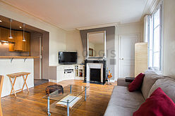 Wohnung Paris 20° - Wohnzimmer