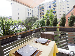 Apartamento París 19° - Terraza