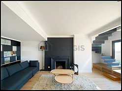 Duplex Paris 16° - Living room