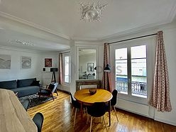 Wohnung Paris 20° - Wohnzimmer