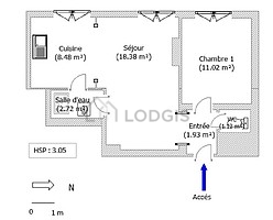 Apartamento Lyon 6° - Salaõ