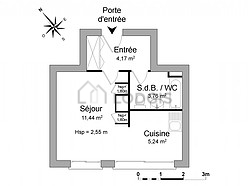 Wohnung Lyon 3° - Wohnzimmer