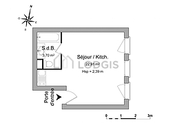 Apartamento Hôpitaux-Facultés - Casa de banho