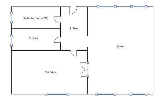 Apartment Paris 4° - Interactive plan