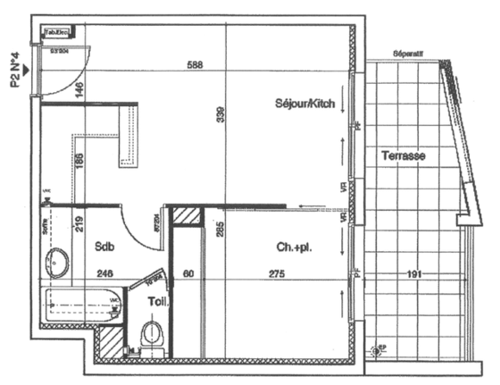 Apartamento Montpellier Centre - Plano interativo