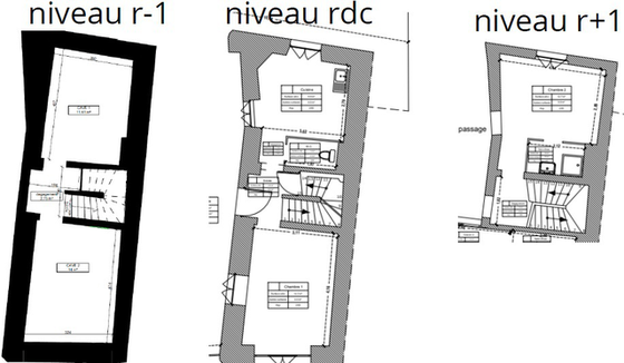 Duplex Bordeaux Centre - Interactive plan