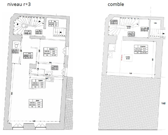 duplex Bordeaux Centre - Piantina interattiva