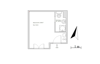 Appartement Bordeaux Centre - Plan interactif