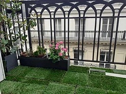 Apartamento París 8° - Terraza