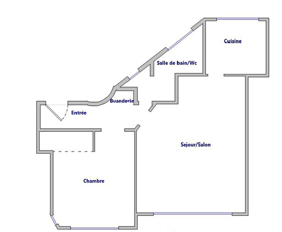 Apartment Paris 5° - Interactive plan