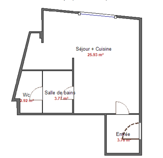 Apartment Montpellier Centre - Interactive plan