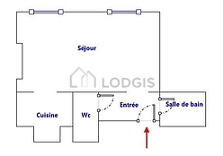 Apartamento París 8° - Salón